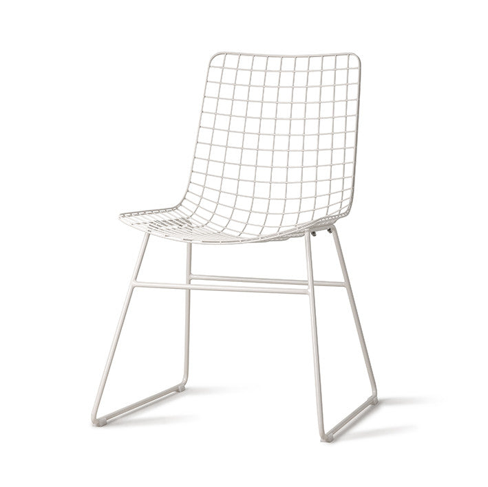 Cadeira metal branco  - em stock
