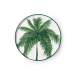 Prato sobremesa palmeiras verde